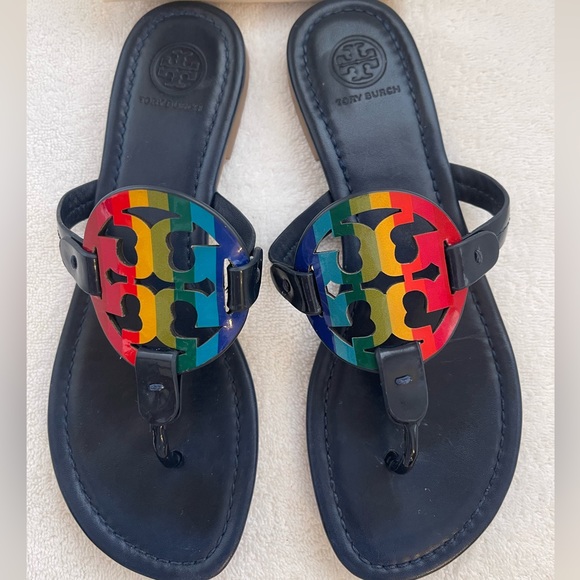 Tory Burch Miller Rainbow Sandal - Picture 3 of 11